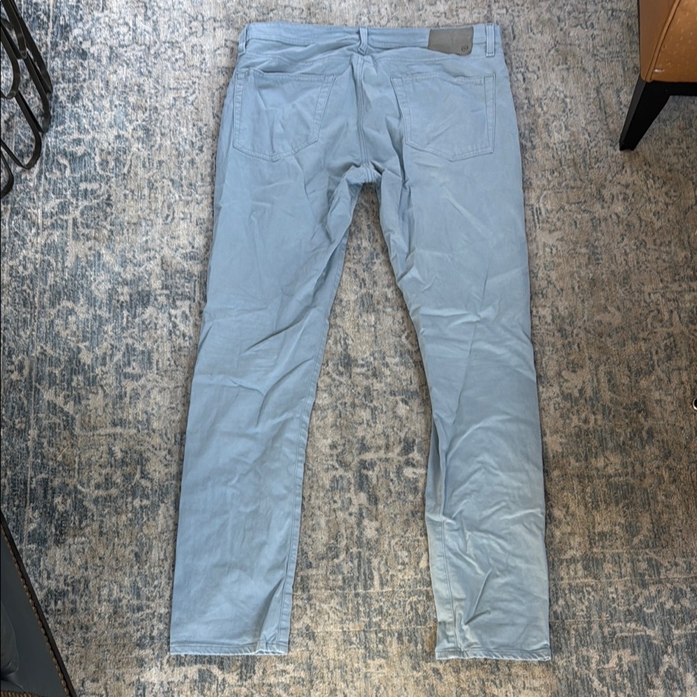 Ag Adriano Goldschmied Blue Slim Jeans- lightweight pants, terrific